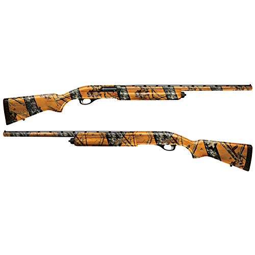 Mossy Oak Graphics - 14004-BZ Blaze Camouflage Gun Skin Kit - Easy to Install Precut Vinyl Wraps and Matte Finish - Shotgun Kit