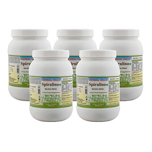 Image of Herbal Hills Spirulina - Value Pack 900 Tablets (Pack of 5)