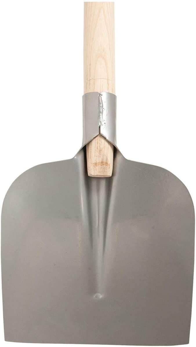 SHW-FIRE Set: Straßenbesen 40cm breit und Holsteiner Schaufel | Für Hof, Garten & Baustelle | Ausheben, Material bewegen & Reinigen | Harte Borsten & Kratzkante | Schaufel aus Spezialstahl