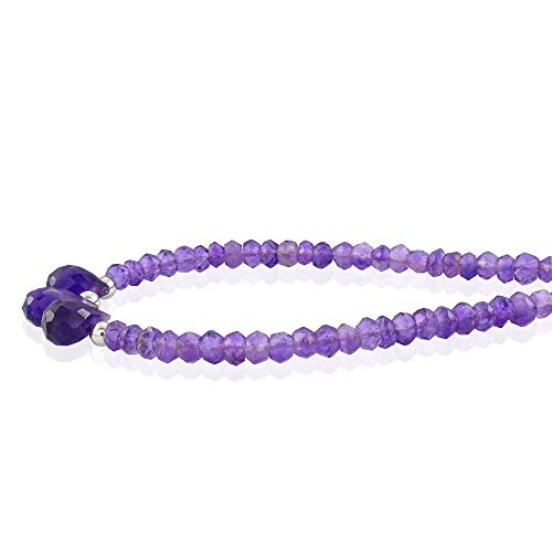 Collier améthyste naturelle 4 mm : idée cadeau de mariage idéal - 4
