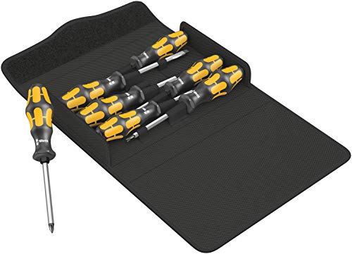 Wera 05137811001 Kraftform 900/7 Set 1 Screwdriver Set Kraftform Wera: The chiseldriver, 7 Pieces