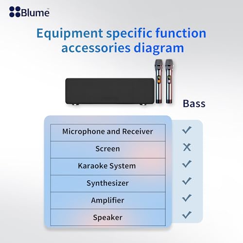 Image of Blume 2026 Chinese Karaoke Machine Karaoke Player Free Cloud Song Update Function for Family (Bass-no Screen)