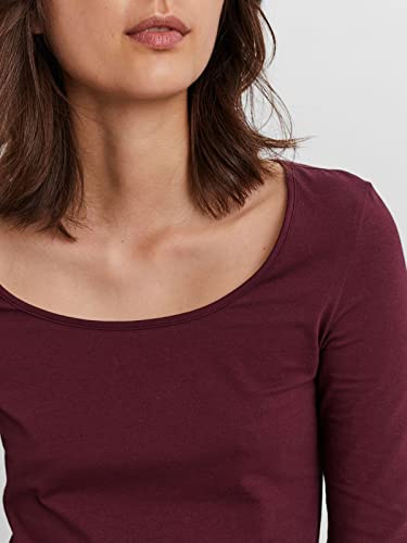 VERO MODA Damen VMMAXI My LS Soft UNECK NOOS 3-Pack, Night Sky/Port Royale & Rifle, S – Ansicht 5