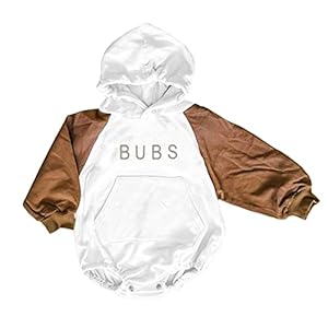 Ayalinggo Baby Sweatshirt Onesie Oversized Romper Crewneck Pullover Hoodie Sweater Infant Boy Girl Fall Winter Outfit