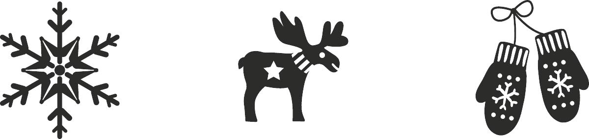 Heyda Peg Stamp Figures - Nordic Motifs