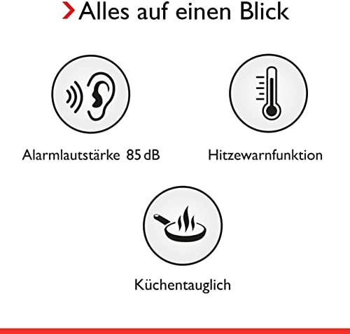 PYREXX PX-1 , 3er-Set, Rauchmelder 10 Jahre Batterie mit Magnet-Halterung ohne Bohren und...