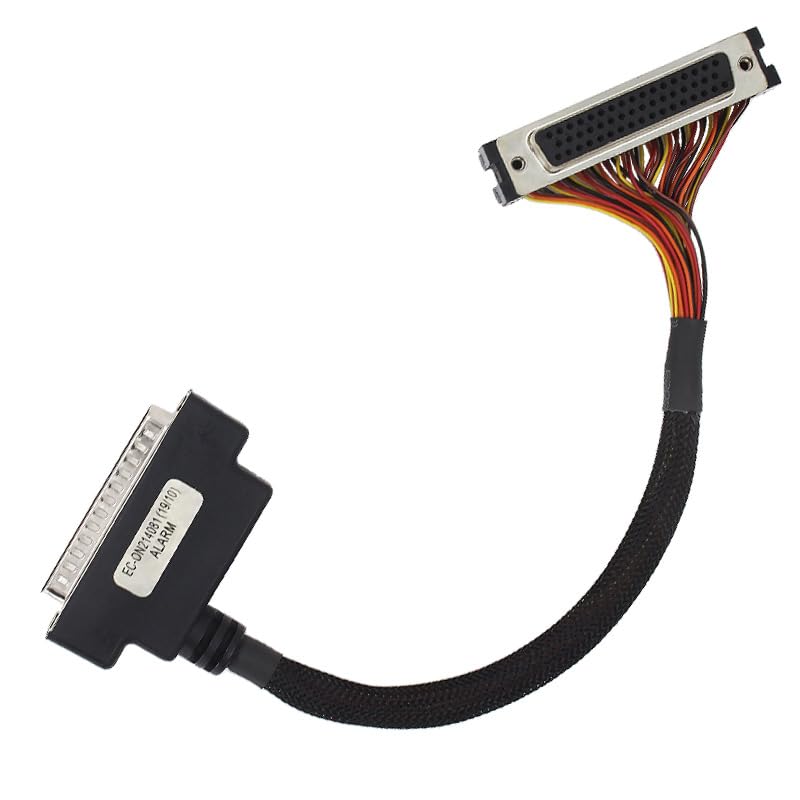 DB 50Pin Male to Female Straight Ribbon Cable with Molded Female Connector 0.5 Meter