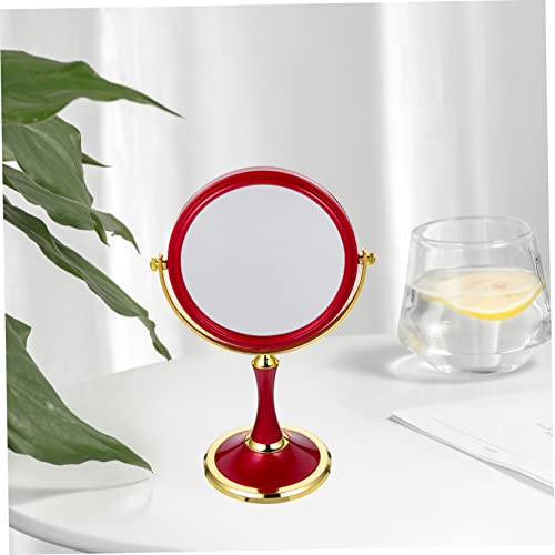 Miroir de table pour maquillage et coiffure au design multifonction