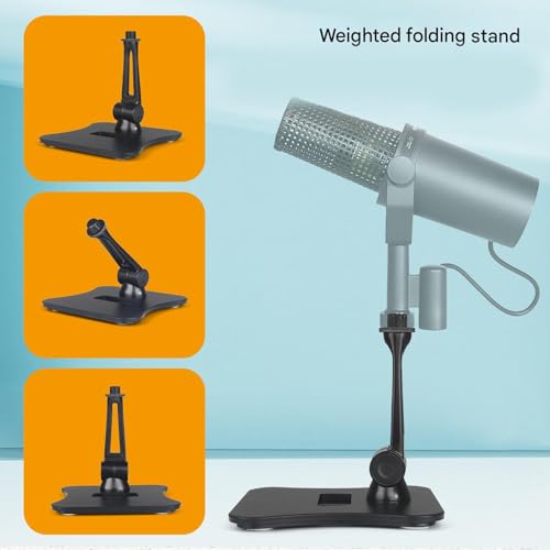 Support de microphone professionnel en métal lourd pour micro capacitif - 5