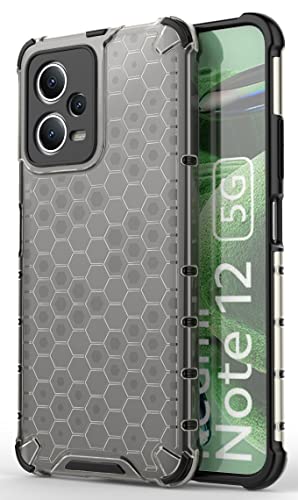 Image of Glasgow Back Case Cover Designed for [ Poco X5 5G ] (Stylish Look | Shock Proof) - Black