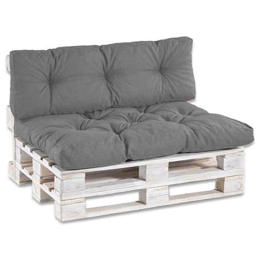 HOME DESIGN & CONFORT Cojines para Palets Gris Oscuro