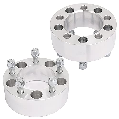 ECCPP 2X 5 Lug 5x114.3 to 5x114.3 2" Wheel Spacers Adapters 5x4.5 to 5x4.5 87.1mm fits for Liberty for Wrangler for Cherokee Thread Pitch 1/2"