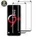 Produktbild POOPHUNS Panzerglas Schutzfolie für Samsung Galaxy S9 Plus, [2 Stück] [Volle Bedeckung] [Kompatibel mit Hülle] [Blasenfreie] [9H Härte] Panzerglas Folie Displayschutzfolie für Galaxy S9 Plus