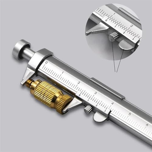 Calibrador Vernier y Bolígrafo Multifuncional 0.5mm miniatura 4
