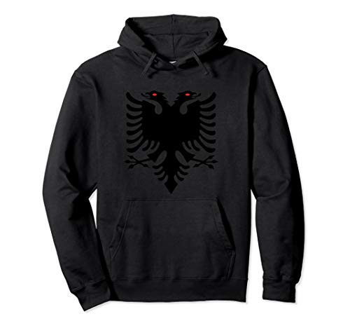 Albanian Double Eagle National Emblem Pullover Hoodie