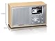 Lenco DAR-017 DAB+ Radio – kompaktes DAB+ Radio mit Bluetooth 5.0 - Senderspeicher - FM Empfänger - 2 Weckzeiten - 3 Watt RMS - 3,5mm AUX - Holz