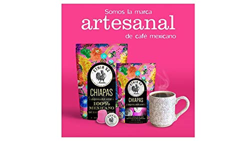 Etnia 52 - Chiapas (Intenso), Mexican Ground Coffee, 1 lb, Kosher Certified (KMD), Made in Mexico, Includes Ebook Recipe Link