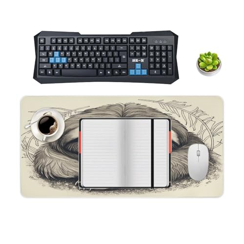 Sloth My Spirit Animal Desk Mat Large Mouse Pad miniatura 4