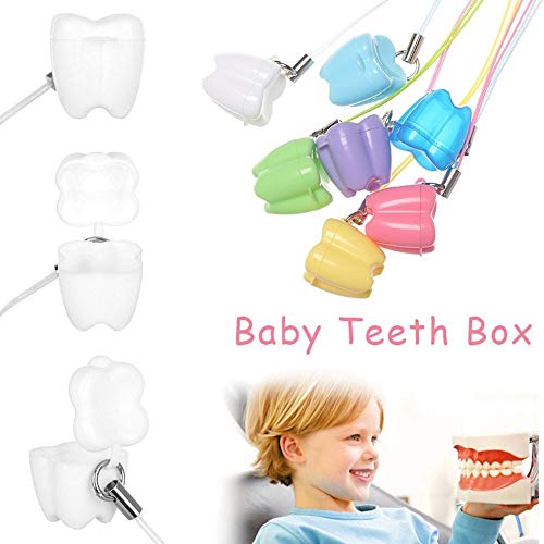 10 stks Tanden Bespaart Doos, Baby Plastic Mini Tand Organizer voor Kinderen Meisjes (wit) - Image 5