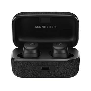 Sennheiser Consumer Audio MOMENTUM True Wireless 3 fones de ouvido intra-auriculares Bluetooth para música e chamadas com ANC, conectividade multiponto, IPX4, carregamento Qi, design compacto de vida