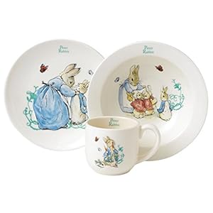 Beatrix Potter Peter Rabbit 3-delige verzorgingsset, cearth, kleurrijk, 0,1 x 0,1 x 1,85 cm