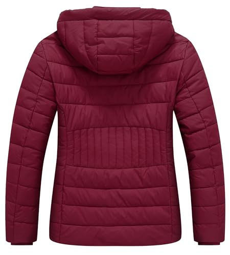 Image of TDYPCI Women's Lightweight Waterproof Puffer Jacket Warm For Cold Winter