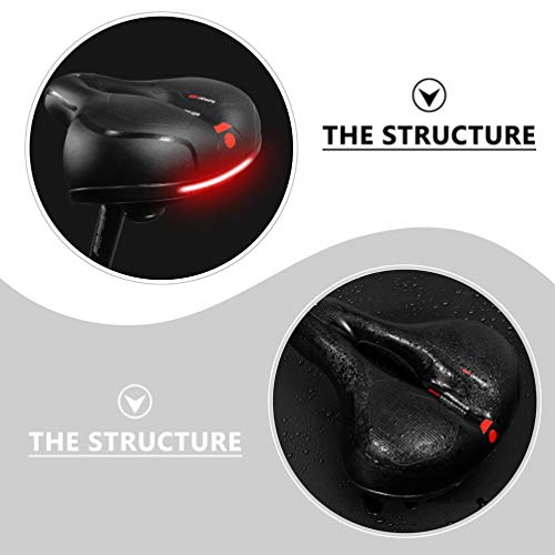 VALICLUD Confortável Assento Da Bicicleta de Exercício Bicicleta Assento Da Bicicleta Capa de Almofa