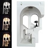 Monument Valley Game Scene LED Desk Lamp 3D Printed PLA Figure