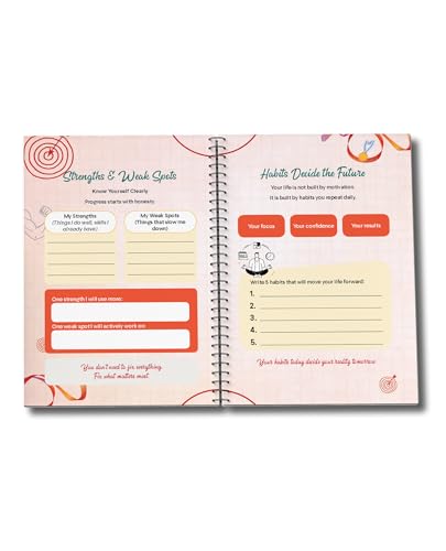 Image of The Comeback Journal | Productivity Journal for Focus, Discipline, Habit Building & Personal Growth | Daily Planner with Reflection, Goal Setting & Progress Tracking