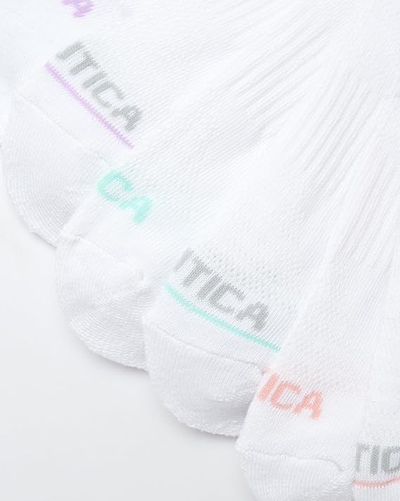 Image of Nautica Womens Low Cut Socks with Tab Mesh Cushioned Ankle Socks, 12 Pack | Breathable Mesh Fabric, Protective Tab, Cushioned Key Areas, Banded Arch Support, Low Cut Ankle, Shoe Size 4-10