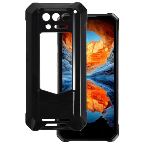 OAGELIM Funda Compatible con Oukitel WP100 Titan Case Antigolpes con Cubierta Protectora Flexible de TPU Suave y Resistencia a Arañazos con Protección (Negro)