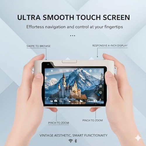 Image of Cason 5K Digital Camera for Photography - 72MP Digital Point and Shoot Camera for Photos and Video with Touchscreen Autofocus,18X Zoom & WiFi Mini Digi Cameras Vintage for Adults
