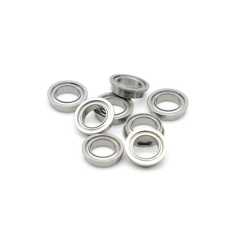 Rodamiento, F697ZZ ABEC-7 Rodamiento con brida 7x17x5 mm (10 PCS) F697 Z ZZ Rodamientos de bolas bridas