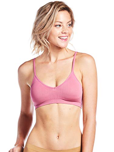 Caramel Cantina 4 Pack V Neck Padded Bralette Adjustable Straps (S/M, Festival) #TOP2