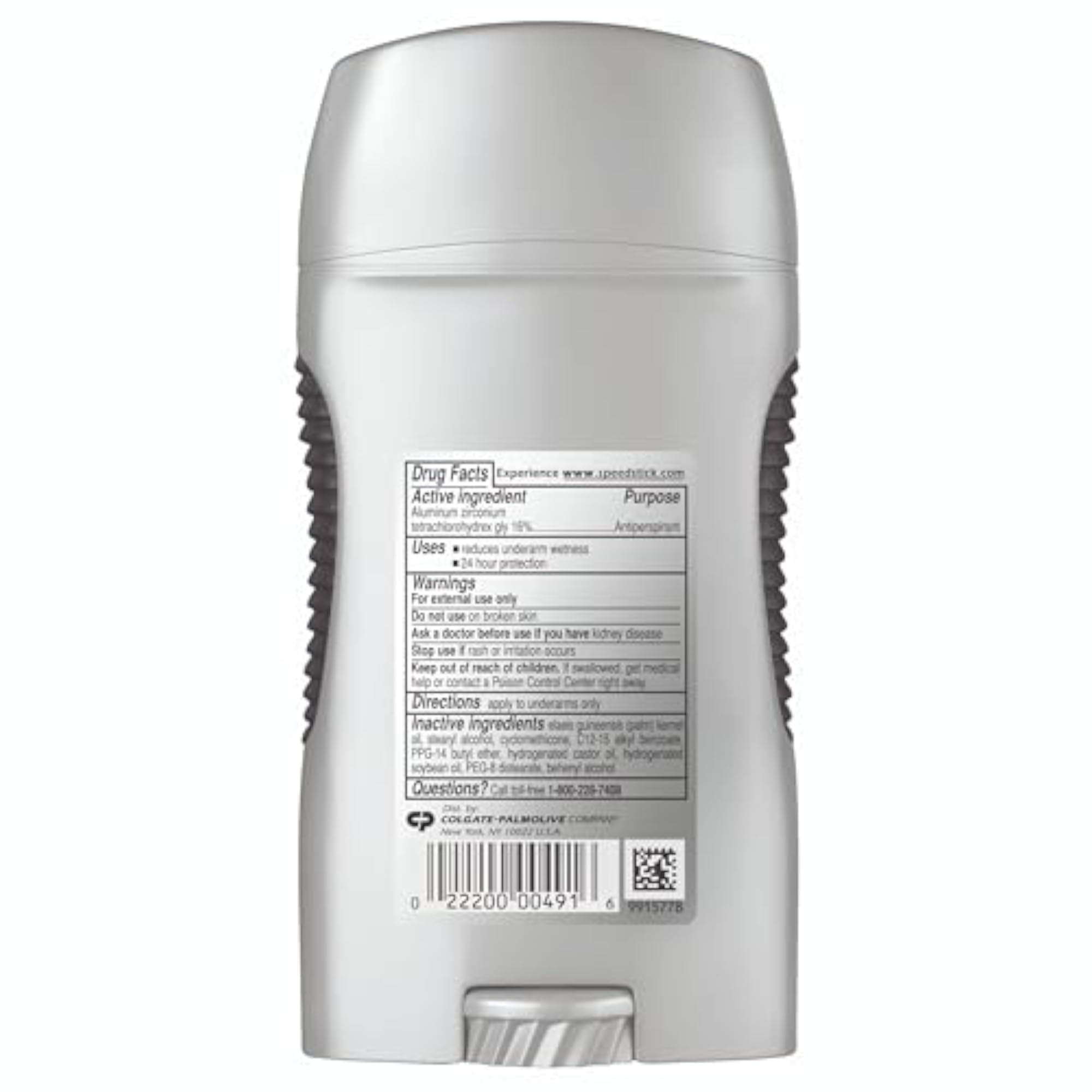 Unscented Antiperspirant Deodorant, 3 oz (Pack of 12)