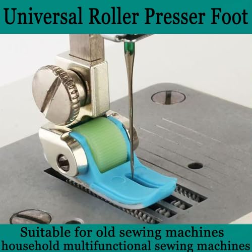 Prensatelas recto con rodillo para máquina de coser miniatura 5