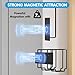 Terficer Magnetic Water Bottle Organizer for Stanley 40oz Tumbler with Handle, Magnetic Stanley Cup Holder Used on Refrigerator, Tumbler Lid Organizer Kitchen Organization Ideal for Fridge & Wall