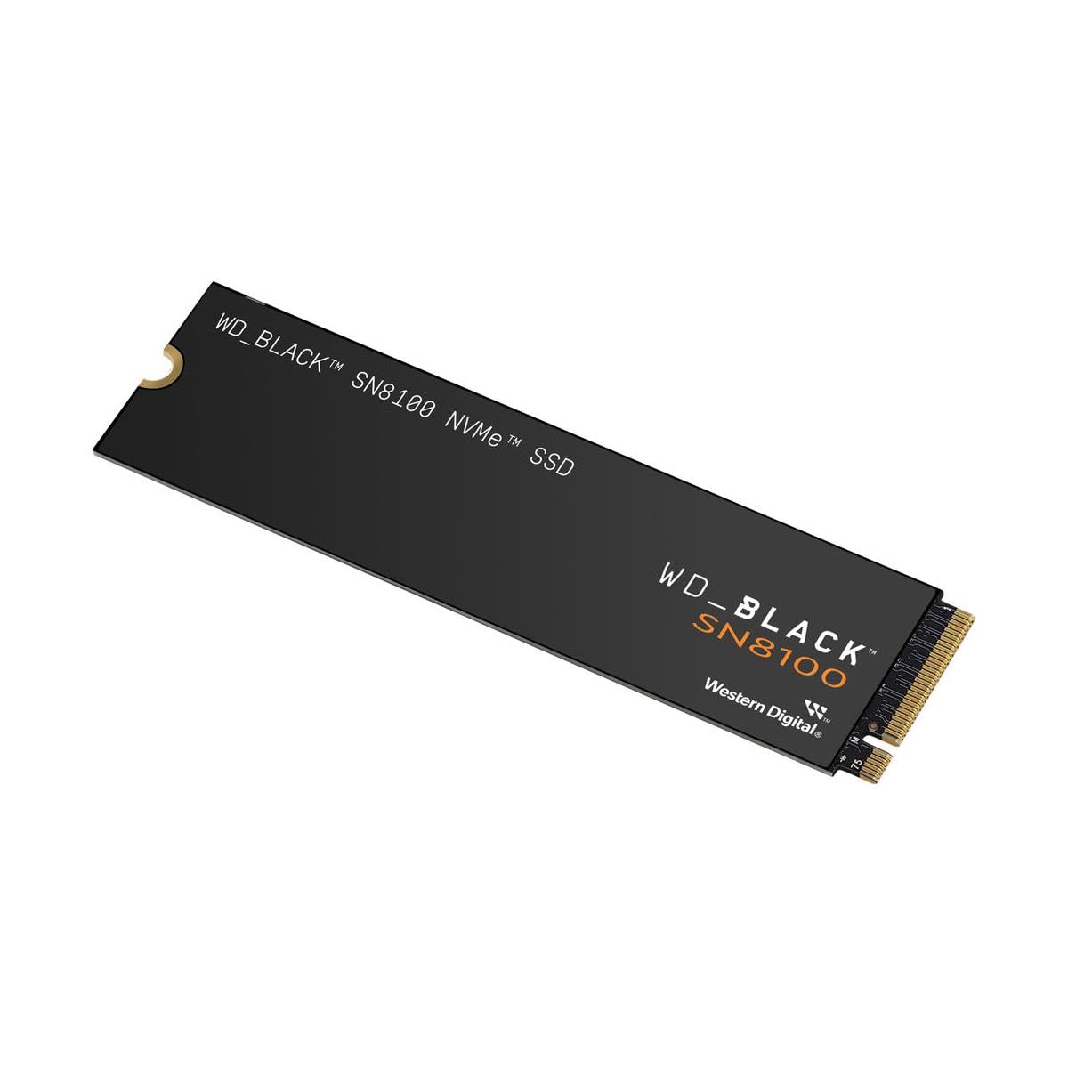 WD Sandisk SN8100 NVMe SSD negro de 2 TB