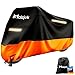 Maizjok® Funda Moto Impermeable, Cubierta Moto Exterior Interior 210D Poliéster, Capa Protector Lluvia y UV para Cubre Motocicleta Calle/Deportiva/Aventure/Cruiser/Touring XXL Grande (275x105x125 cm)