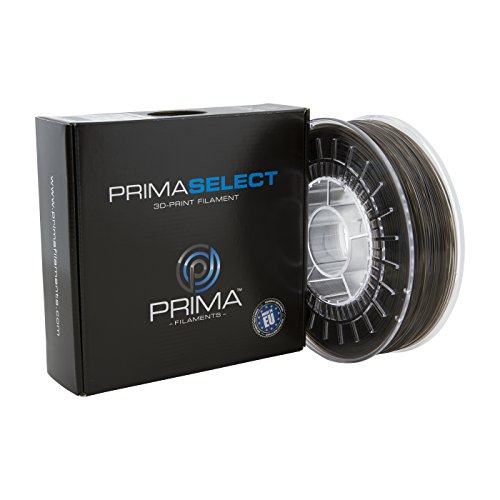 Prima Filaments PS-PETG-175-0750-TBK PrimaSelect PETG Filamento, 1,75 mm, 750 g, color negro transparente