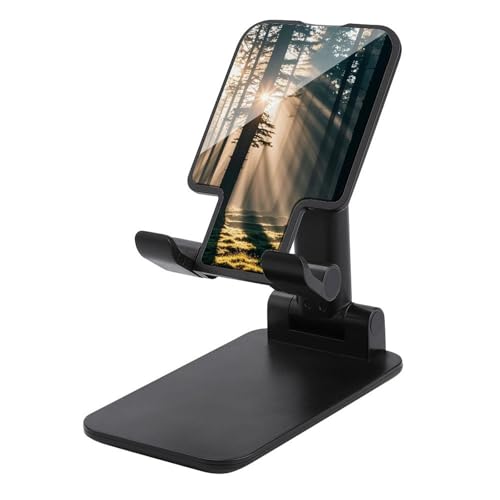 FekiLoot Sunlight Shines Cell Phone Stand for Desk Foldable Adjustable Mobile Phone Holder Portable Desktop Stand Compatible with Smartphones Ereaders Tablet for Office Travel
