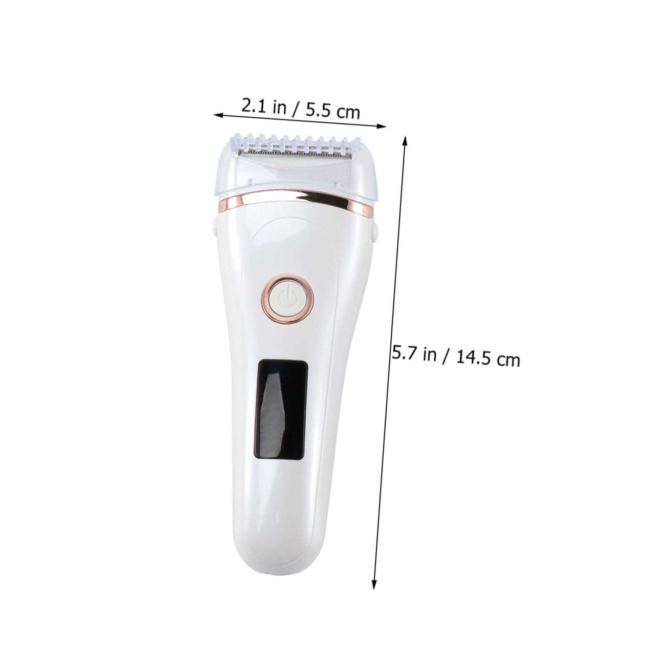 ibasenice Depilatore Elettrico Donna Rasoio Corpo Riutilizzabile Lama in Acciaio Inox e Display Led, Ricaricabile Usb, per Ascelle e Gambe