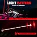 Red Whipless LED Whip Light, Whip Lights for Side by Side, UTV/ATV Spot Beam Pods Light for Polaris RZR, Can-Am Maverick X3 Truck Car Off-Road
