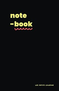 Notebook - Carnet de notes design - 13,97 x 21,59 cm - Couverture rigide - 88 pages - Papier blanc/Couleurs Prenium (French Edition)