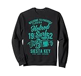 Photo Gallery siesta key florida retro hotrod surf design distressed felpa Photo Gallery siesta key florida retro hotrod surf design distressed felpa