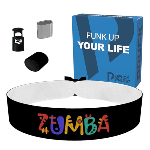 Zumba Stoffarmband schwarz - Satinarmband - wasserfest und langlebig - Sportarmband für Fitness - modisches Armband - Geschenk für Tänzer - Zumba Zubehör - Unisex Armband Zumba Stoffarmband schwarz - Satinarmband - wasserfest und langlebig - Sportarmband für Fitness - modisches Armband - Geschenk für Tänzer - Zumba Zubehör - Unisex Armband