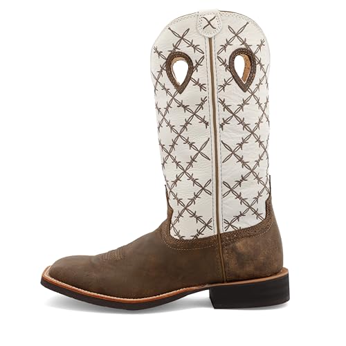 Image of Twisted X Men's 14 inch Pull on Ruff Stock Square Toe Western Boot