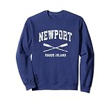 Newport Rhode Island Vintage Nautical Crossed Oars Sweatshirt