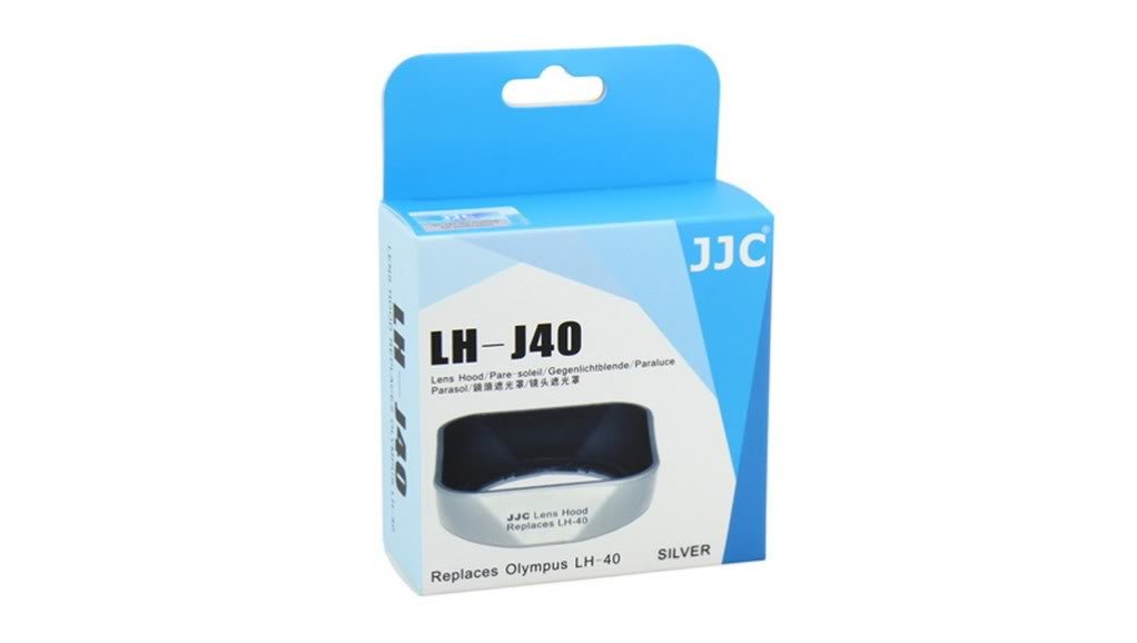 JJC Lens Hood Olympus 14-42mm JJC Square Lens Hood For Olympus M.Zuiko 14- 42mm F/3.5-5.6 II R Lens – Silver Olympus 60 Macro - Foto 13