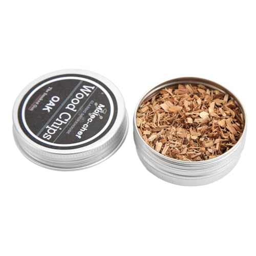 Cocoarm Naturliche Räucherchips 8er Set, 8 verschiedene Geschmacksrichtungen, Whiskey-Holz-Räucherchips zum Räuchern von Getränken für Cocktails, Wein, Whiskey